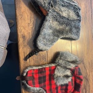 2 Ushanka Trapper Hats